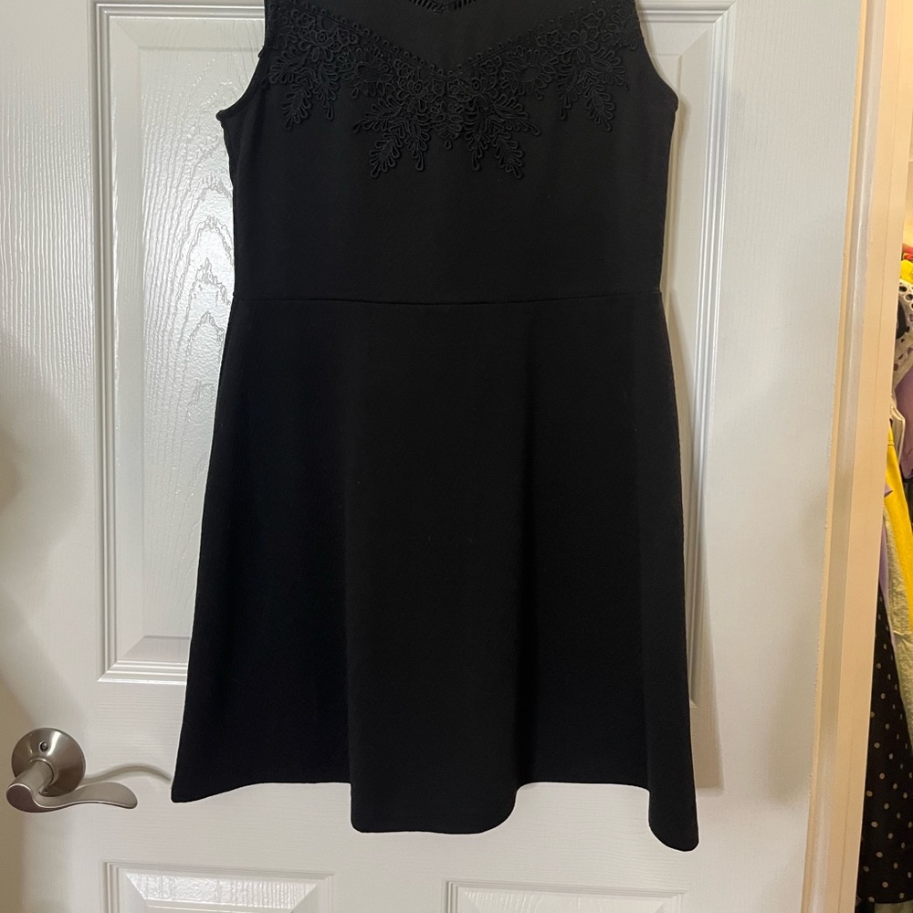 Simple black dress